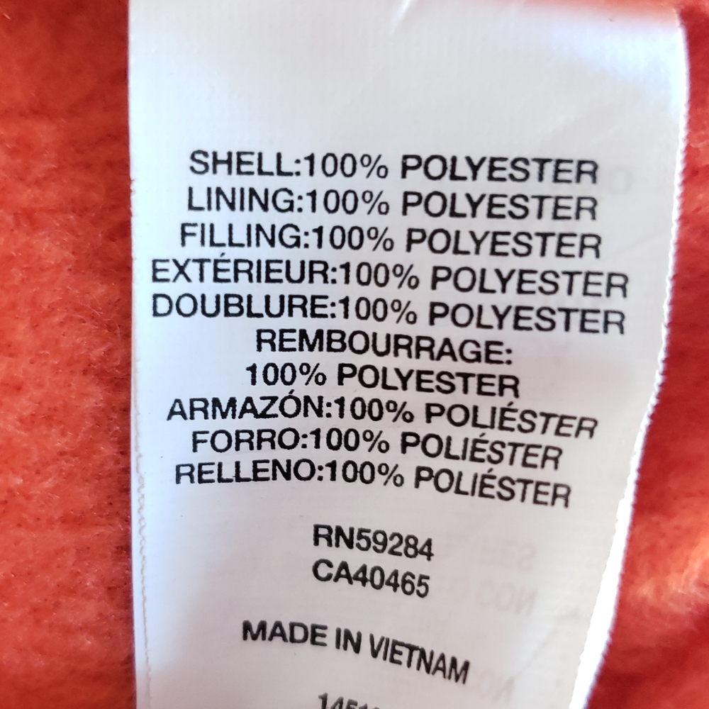 The Children's Place Orange and Camo Vest 5/6 - Picture 5 of 7
